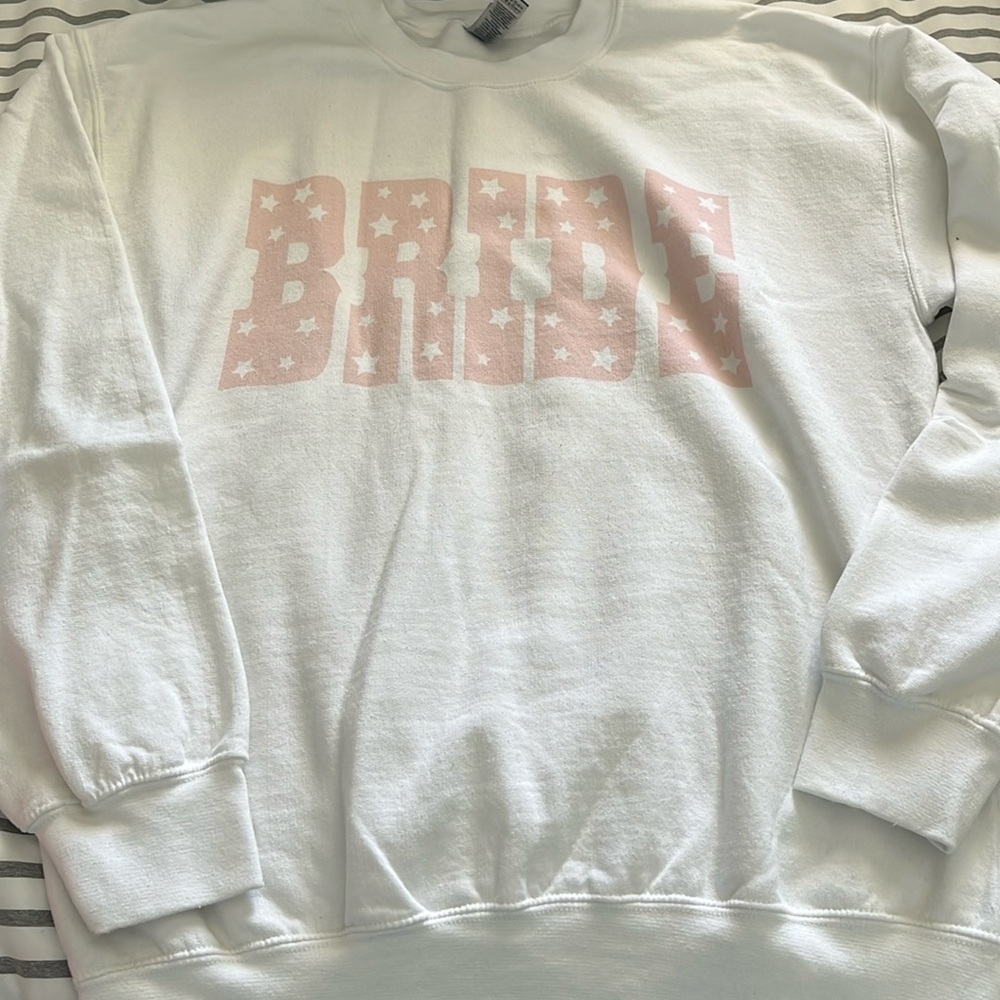 Bride White Sweatshirt